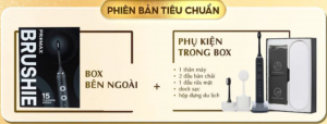 Unbox bàn chải điện Brushie Promax 